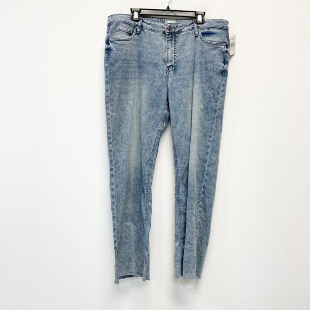 Kut From The Kloth Vintage Wash High Rise Kelsey Fab Ab Ankle‎ Flare Jeans Sz 18